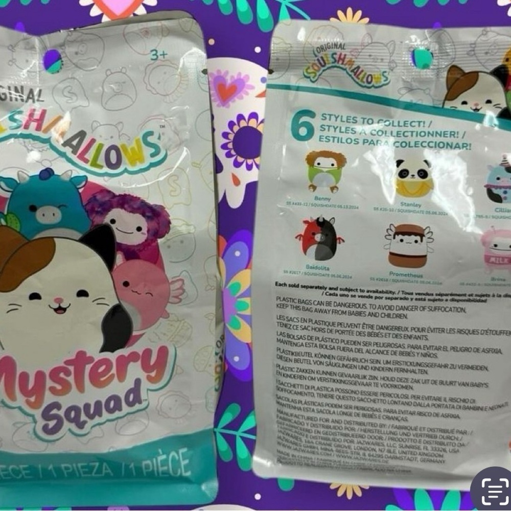 5” Mystery Squad Original Squishmallows Plush